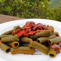 spirulina italiana biologica ricetta pasta salsa capperi mediterraneo